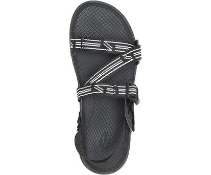 Sandalias Chacos Mujer Lowdown Negras / Blancas España HMUT19240